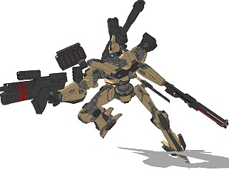 精细机器人机甲模型 高达 (19)